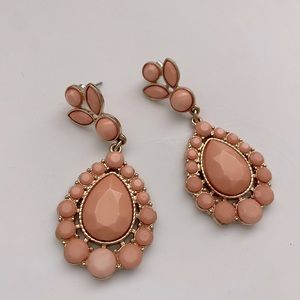 Coral Pink Earrings
